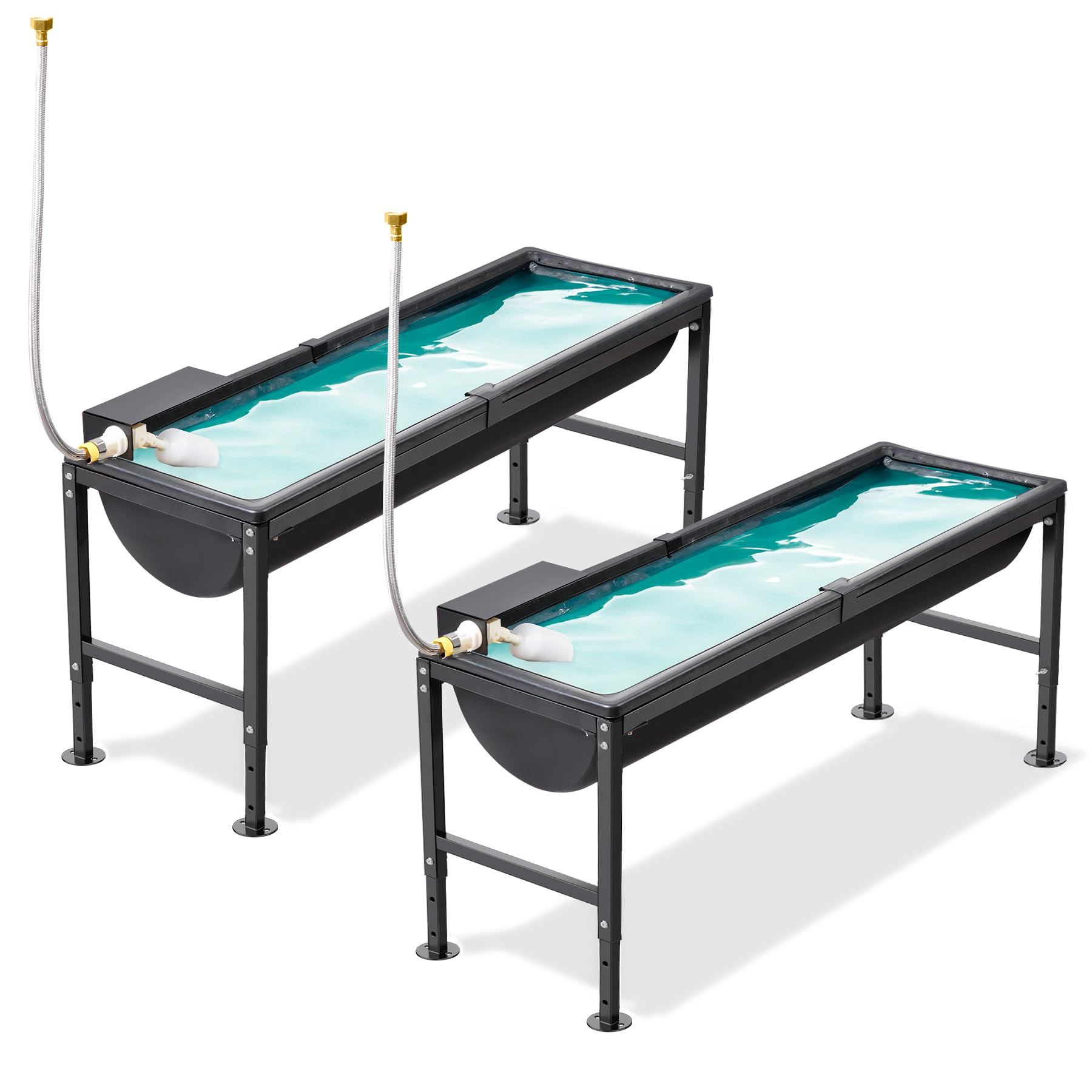 BUYYAH 2PCS Automatic Animal Waterer 11 Gallon