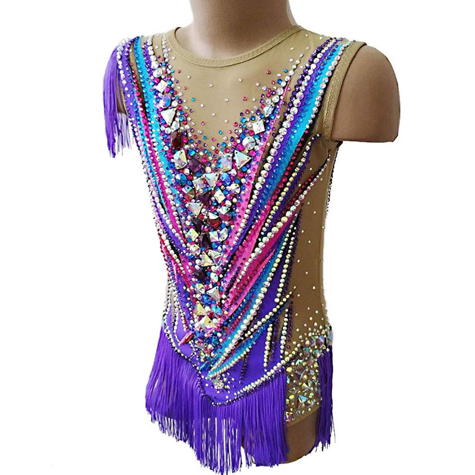 Leotardos Sin Mangas For Niña Y Mujer, Gimnasia Rítmica De Tela Suave Clásica, Ropa Deportiva Cómoda Y Transpirable