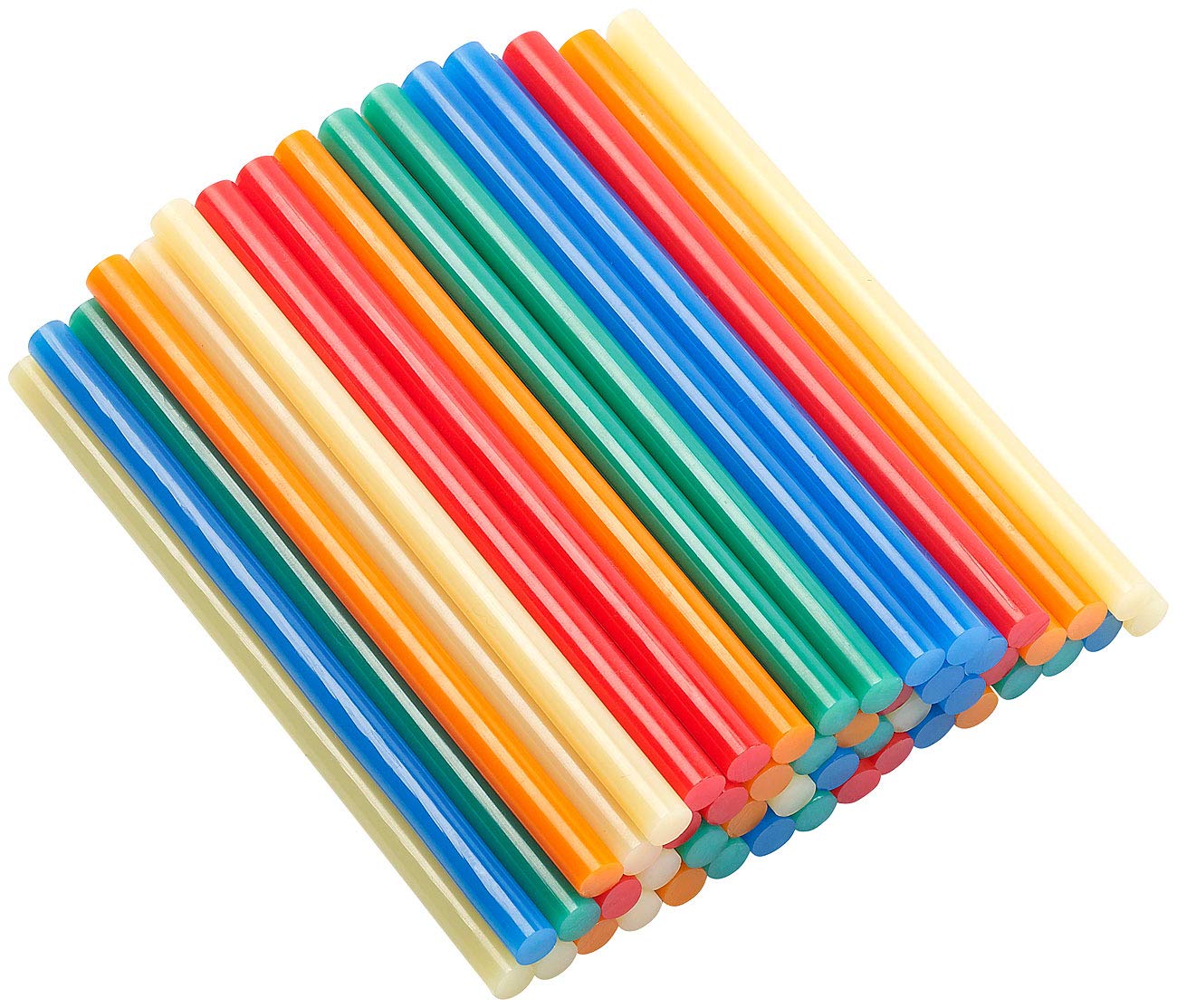 AGT Heißklebepatronen: 4er-Set 50 Klebesticks für Heißklebepistolen, 11 x 200 mm, bunt (Hot-Stick, Kleber)