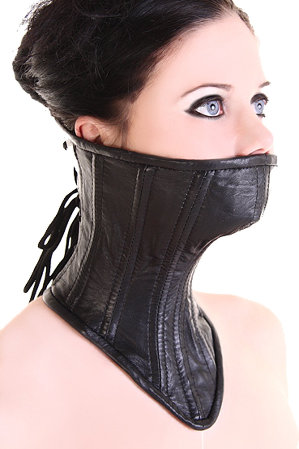 Corset de cou en v?ritable cuir d'agneau