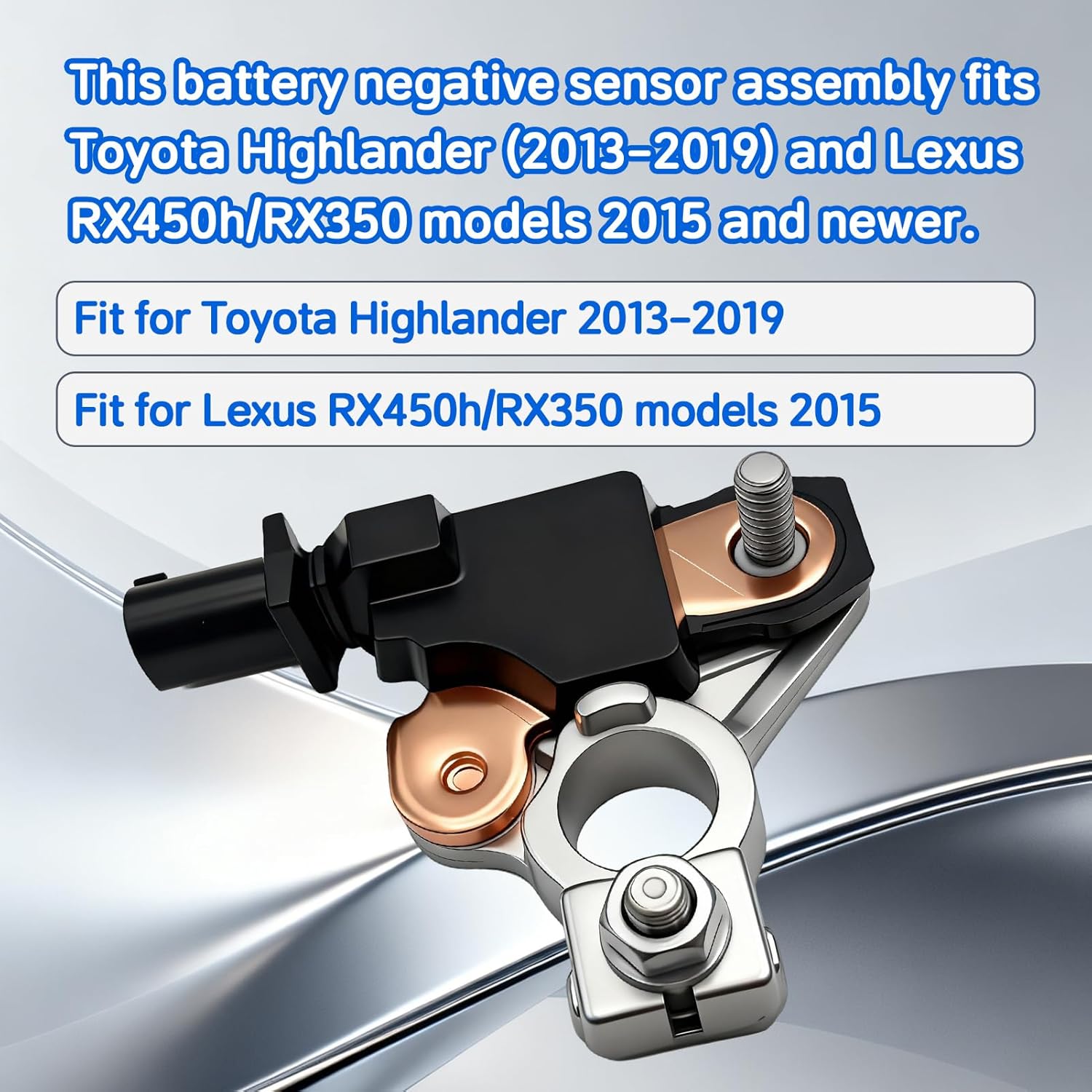 Battery Negative Sensor Assembly for 2013-2019 Toyota Highlander | Replaces 28850-0P010 & 288500P010 | Negative Terminal Sensor Cable