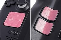 Vista 3 de TALONGAMES Touchpad Protector Compatible with Steam Deck OLEDSteam Deck Trackpad Skin, Back Button Grips Accessories