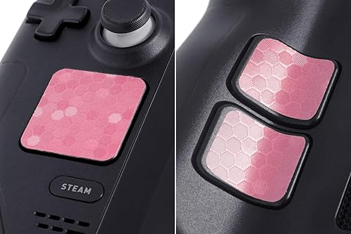 Miniatura 3 de TALONGAMES Touchpad Protector Compatible with Steam Deck OLEDSteam Deck Trackpad Skin, Back Button Grips Accessories (Trackpads Protector + 4 Keys