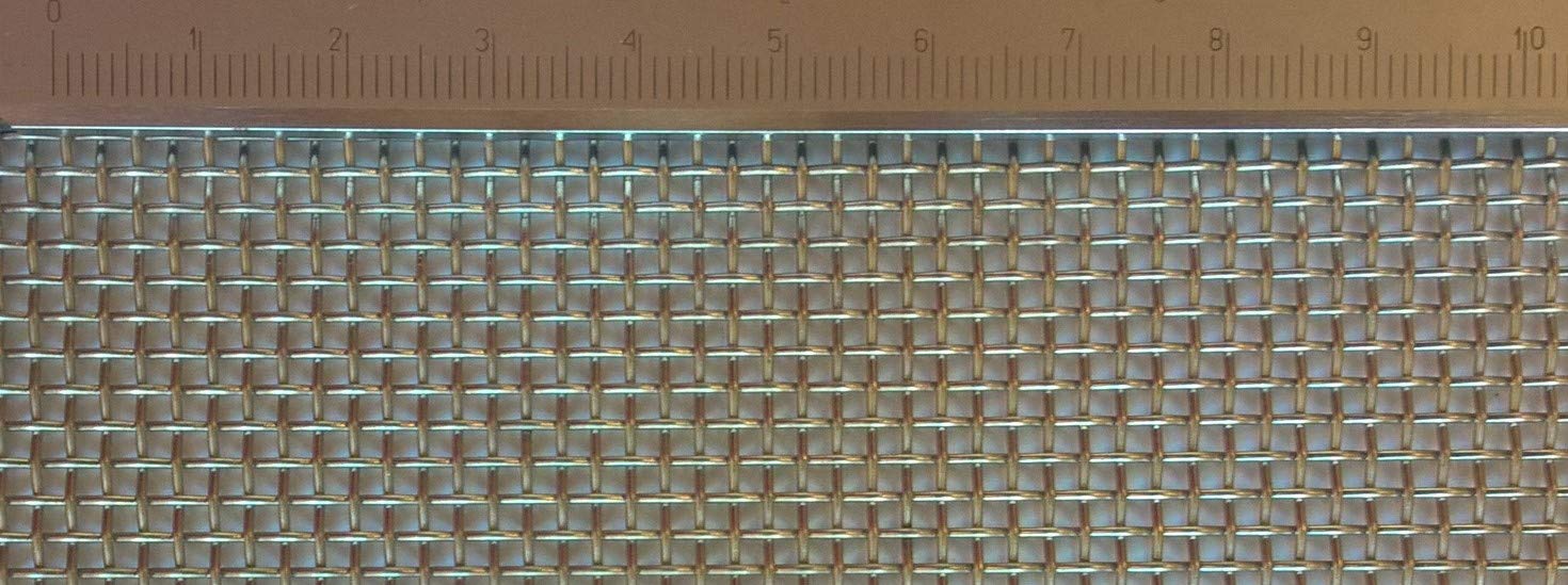 Toile en fil d'acier inoxydable avec maille de 1,8 mm d'épaisseur de fil de 0,8 mm. 1 m x 80 cm