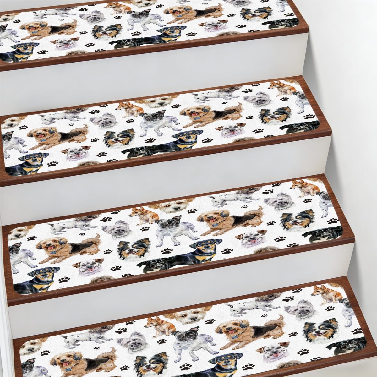 Alfombrillas para escaleras de mascotas que protegen los pasos de tus cachorros