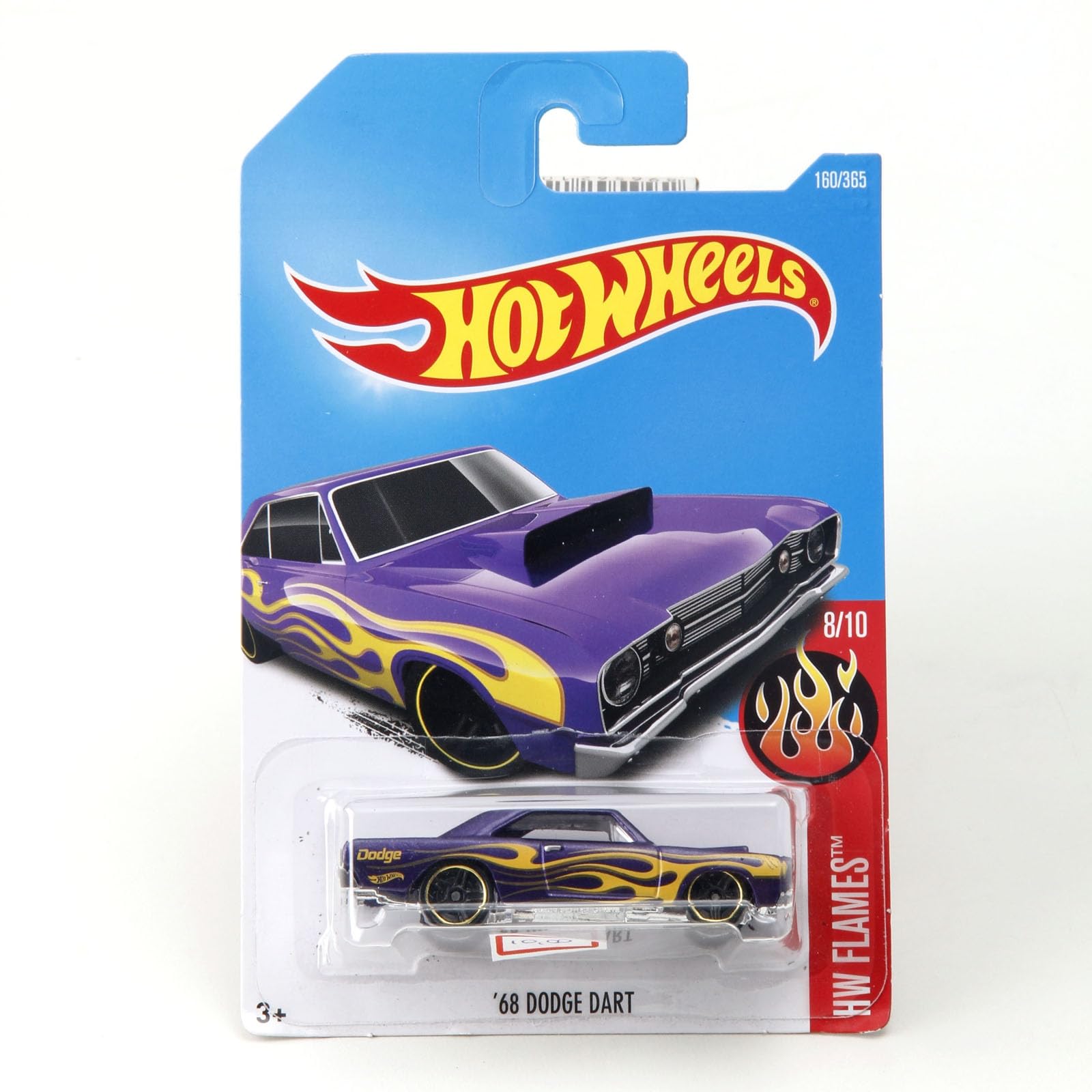 Hot Wheels 2017 HW Flames '68 Dodge Dart 160/365, Purple : Amazon