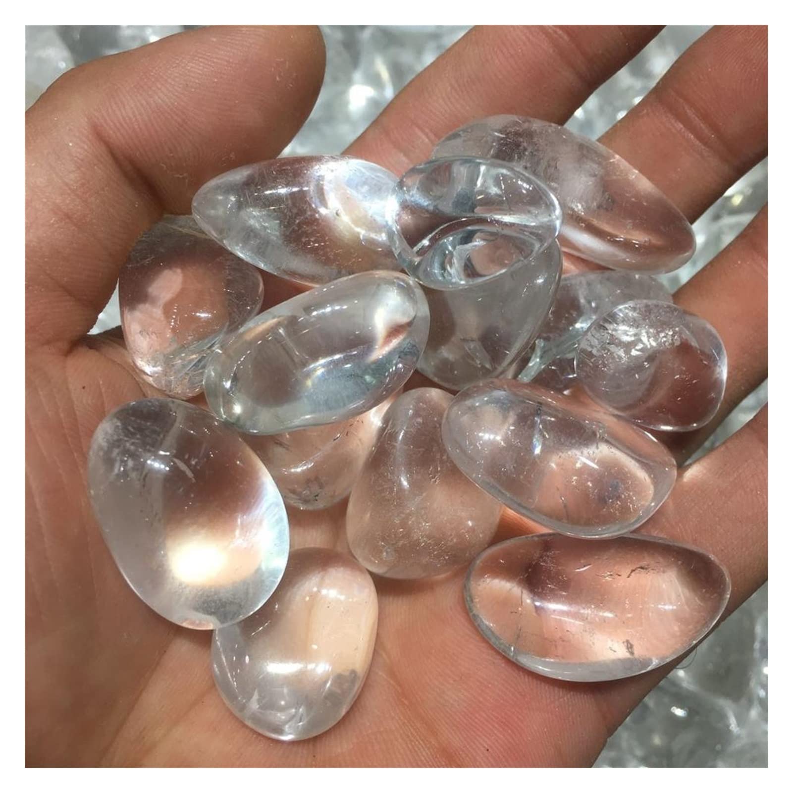 Piramide Di Cristallo Di Quarzo Naturale - 2 Pezzi 90g - Pietre Feng Shui - Foto 2