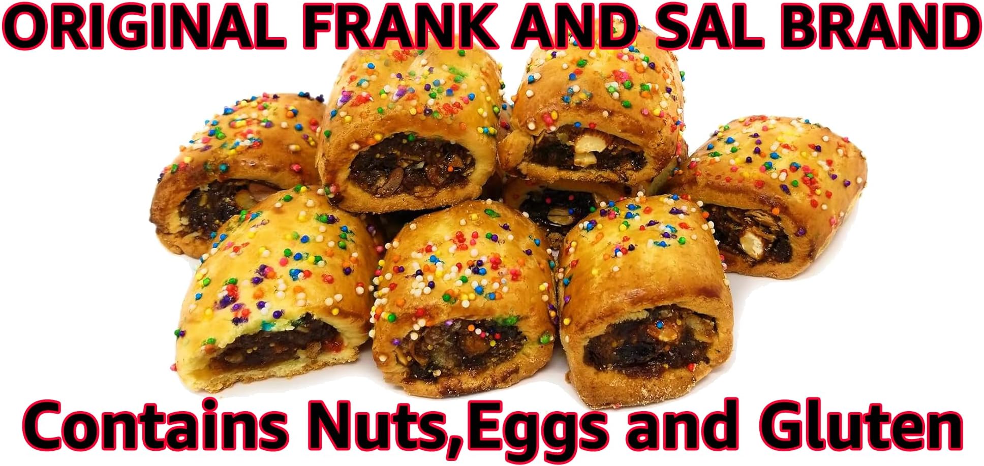 Italian Fig Cookie 1 Pound Traditional Handmade Cookies of Italy - Baked in Brooklyn - Cucidati