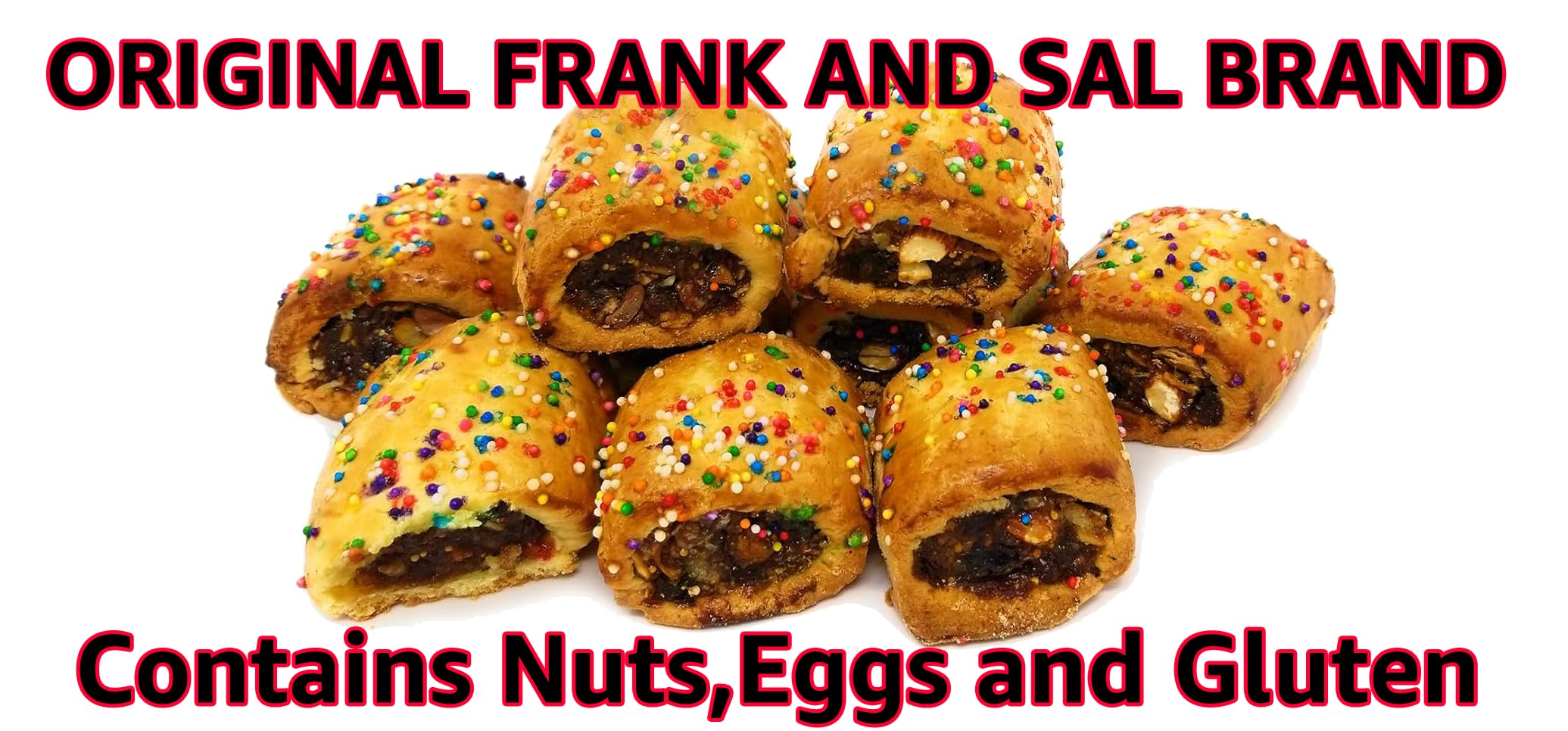 Italian Fig Cookie 1 Pound Traditional Handmade Cookies of Italy - Baked in Brooklyn - Cucidati