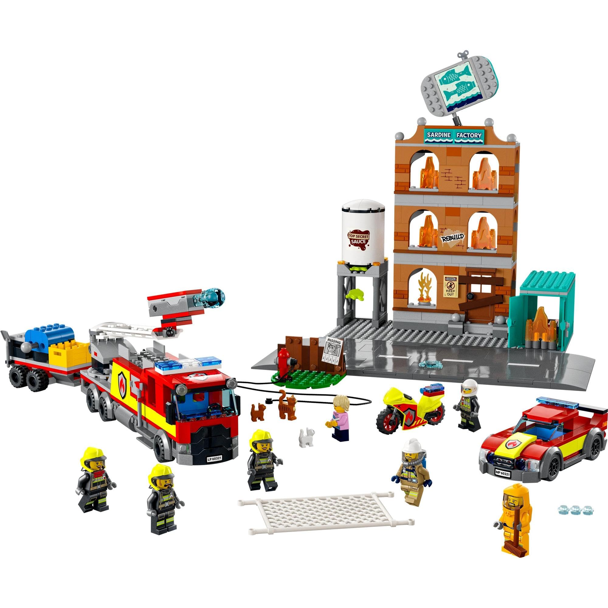 Amazon.co.jp: レゴ(LEGO) シティ 消防訓練 クリスマスギフト 