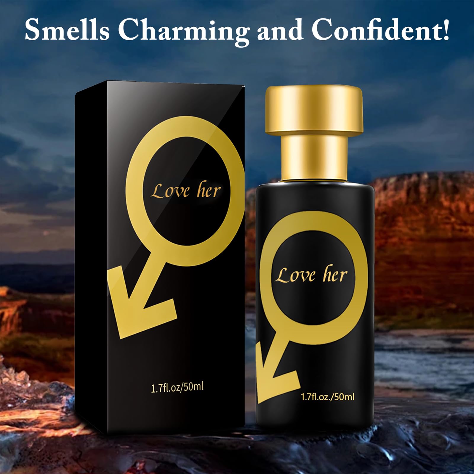 Pheromone - Profumo da uomo, 50 ml, profumo da uomo, profumo di feromone, profumo con feromoni