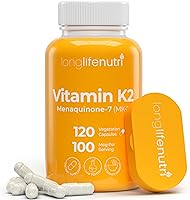 Vista 1 de Vitaminas K2 MK-7, 120, Anaranjado, 1