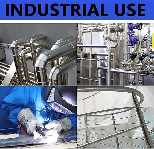 Miniatura 6 de Tubo de acero inoxidable 304, diámetro exterior de 34 pulgadas, pared de tubo grueso, para soldar, redondo, recto, industrial, 16 pulgadas de