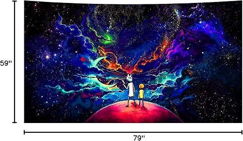 Miniatura 8 de LERDWINT Tapiz de pared de anime, 79 x 59 pulgadas, suave y ligero, tapiz de anime estético para adolescentes y niños, póster de anime, tapiz de