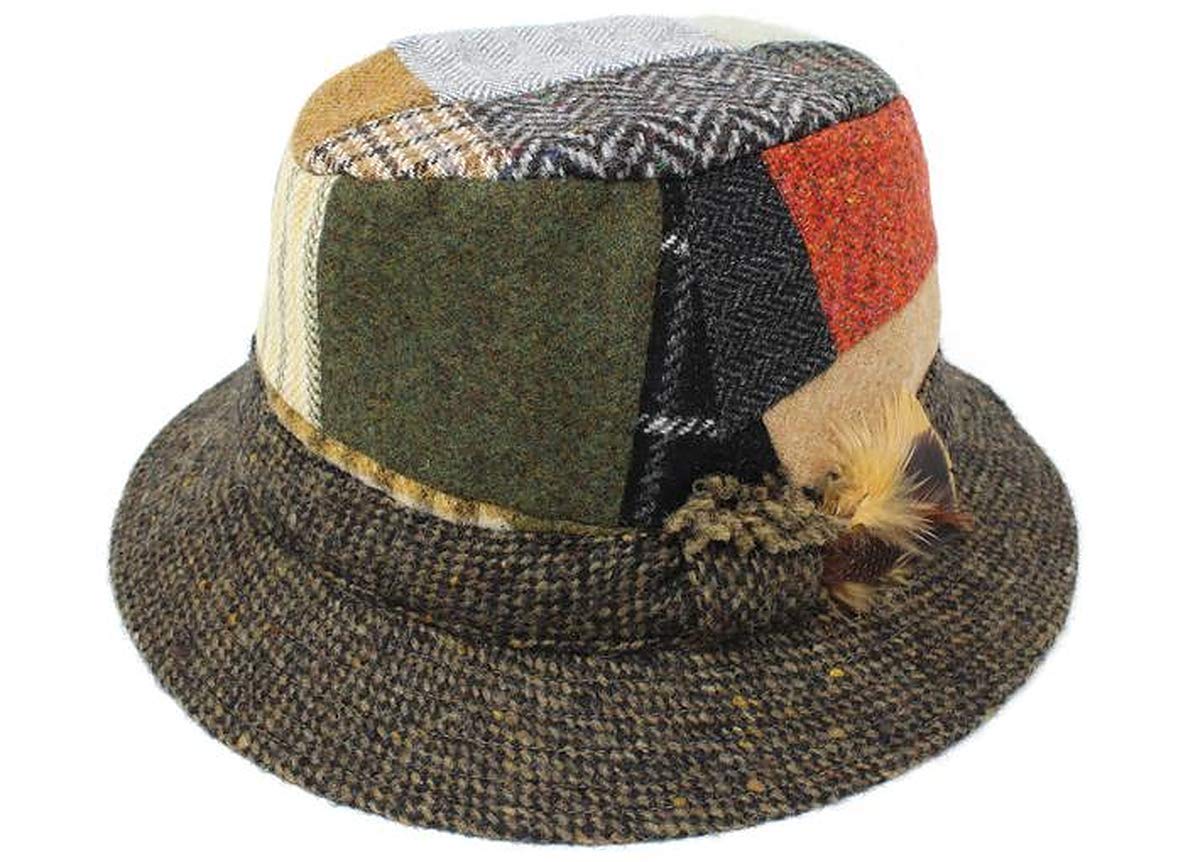 Hanna Hats Men's Donegal Tweed 8 Piece Cap Newsboy Cap