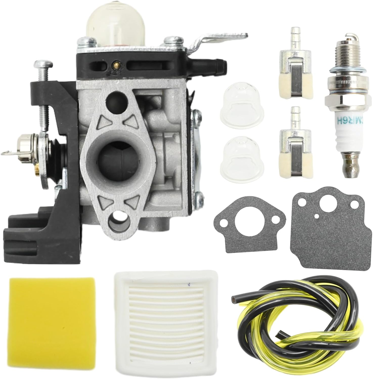 SRM3020 Carburetor Tune up Kit, Replacement for Echo SRM-3020 SRM-3020T SRM-3020U T302 T302X String Trimmer, Replace A021004831