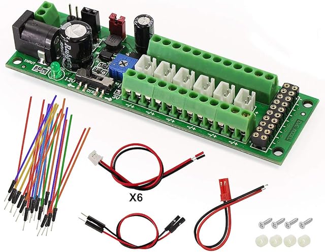 Evemodel PCB012 1set Power Distribution Board Self-adapt Distributor HO N O LED Street Light Hub DC AC Voltage Train Power Control
