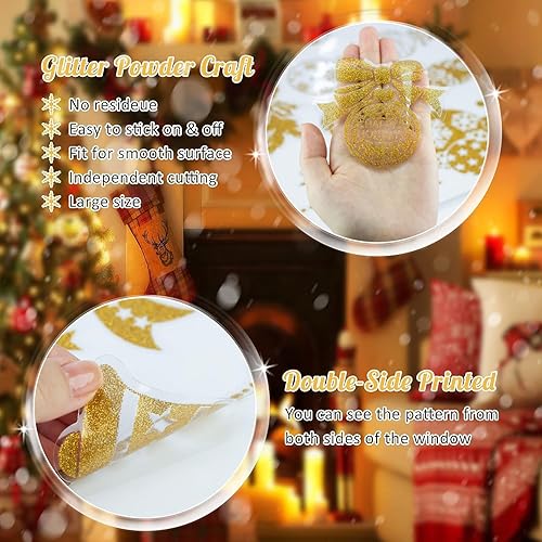 Miniatura 4 de Adhesivos de ventana de resorte con diseño de mariposa de doble cara, anticolisión, adhesivos estáticos de resorte para ventana, decoración de