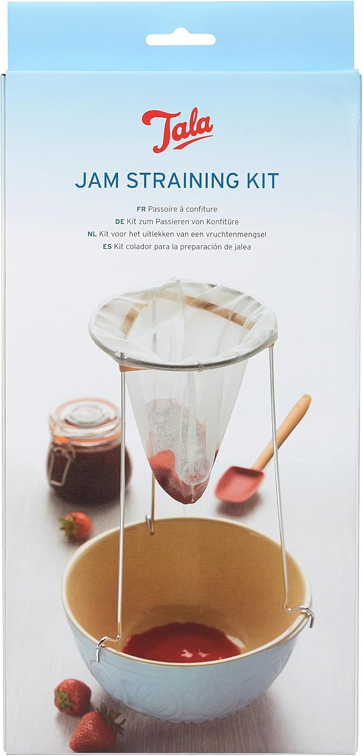 Colino Filtrante In Nylon Con Manico Buwei – Riutilizzabile Per Latte Di Soia, Miele, Succo (Maglia Fine)