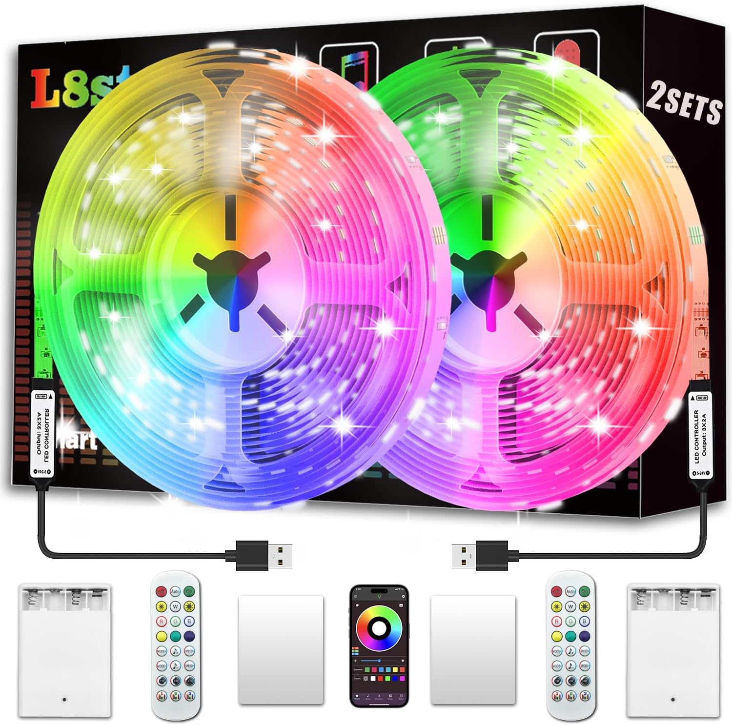 L8star Battery Powered LED Strip