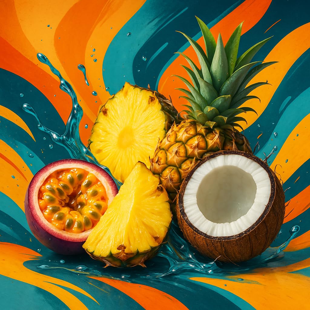 Ananas marakuja kokos aromat koncentrat – Wegański – Sasami – 100ml