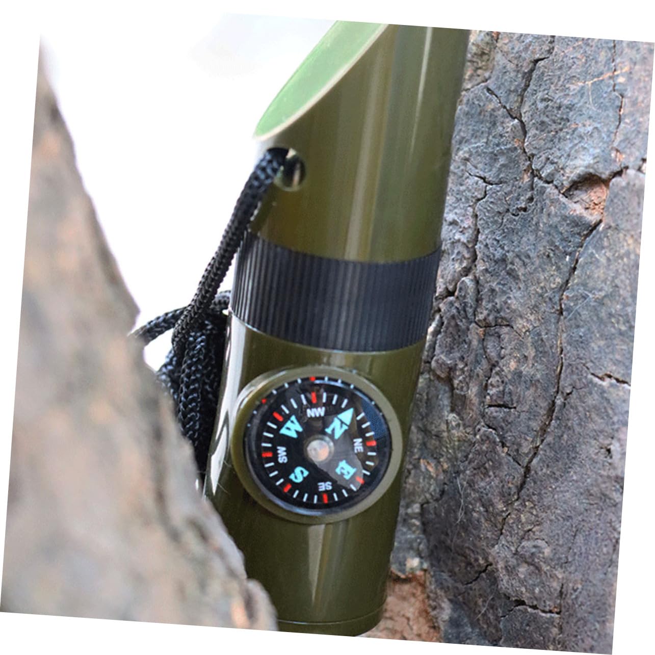 BESPORTBLE Brújula Silbato Brújula para Collar De Supervivencia Cordones Radio Cerillas De Tiro con Arco Silbato De Supervivencia Portátil Silbato De Supervivencia Al Aire Libre Silbatos De