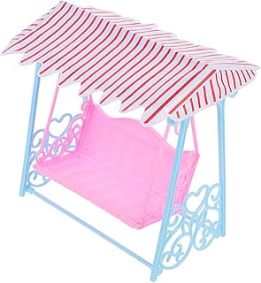 FOYTOKI Mini Casas De Balanço De Simulação Decorações Ao Ar Livre Mini Cadeira De Balanço De Casa De Boneca Mini Miniaturas De Balanço Modelo De Balanço Mini Casa Mini Decoração De