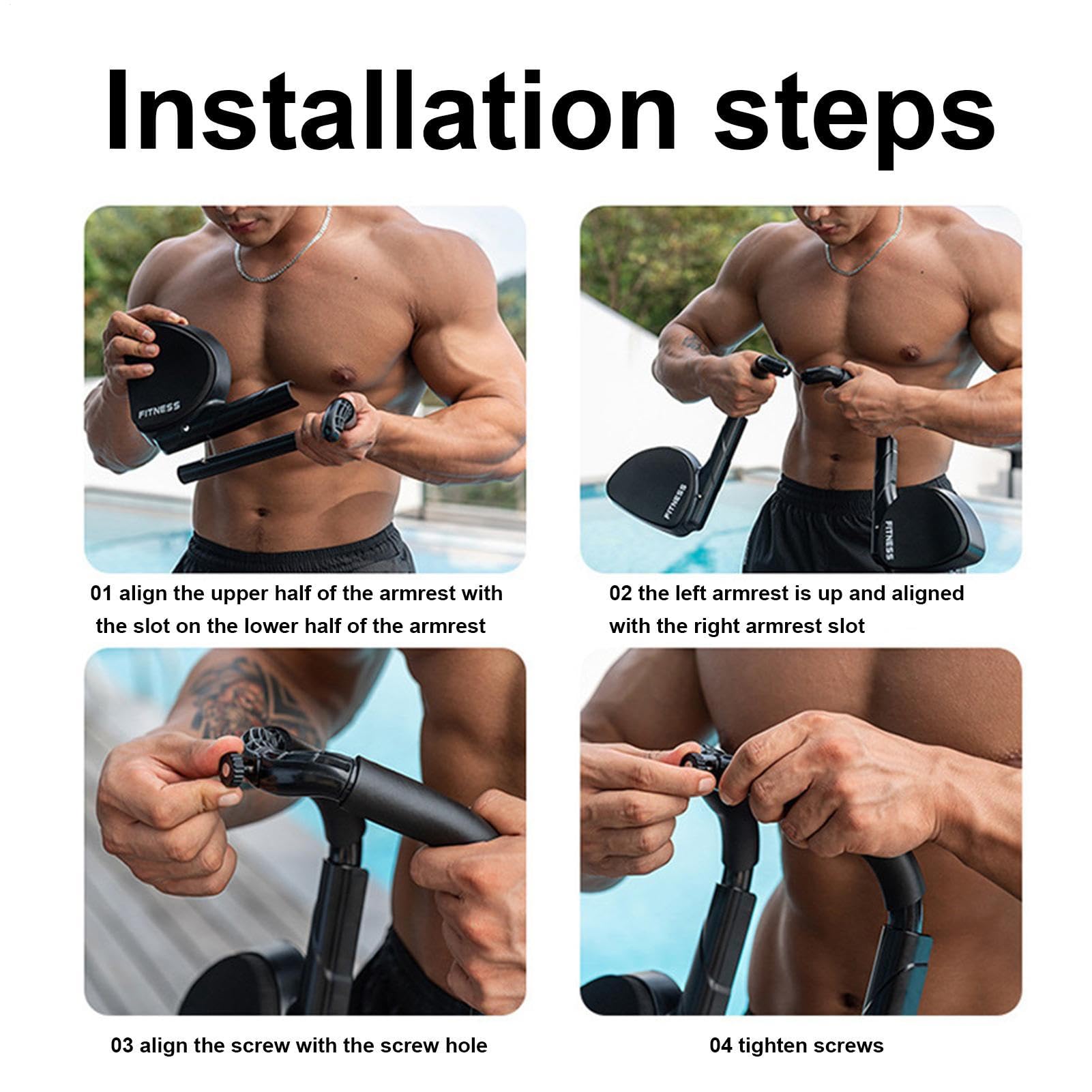Plank-Training, Plank Trainer – Plank Trainer portable avec minuteur Core Trainer Support de planche | Appareil d'entraînement abdominal Core Exerciser Abdominal Core Appareil d'entraînement des