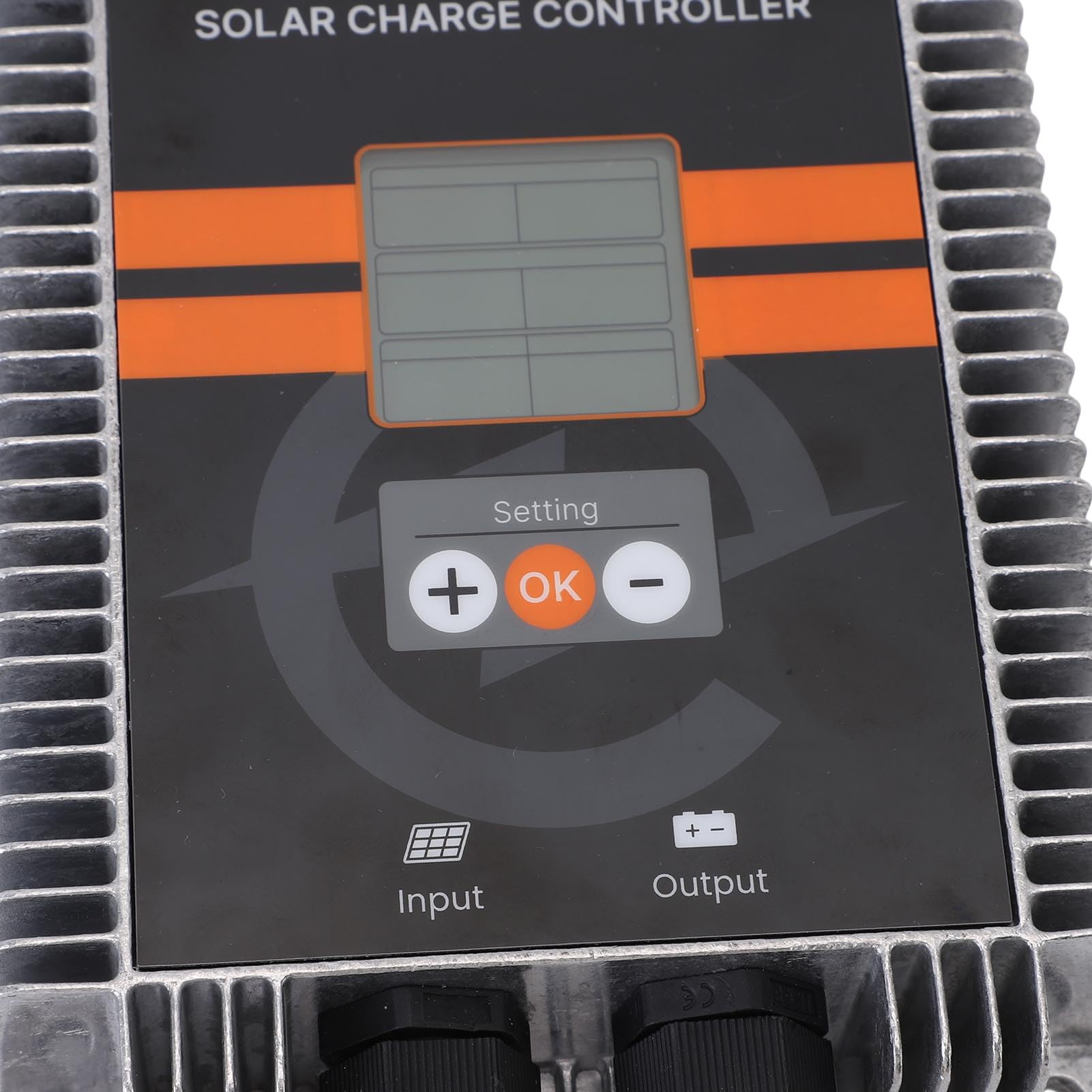 Kontroler ładowania Słonecznego MPPT, Aluminiowy Regulator Baterii Panelu Słonecznego 800 W 0 do 30 A Wejściowy Wyświetlacz LCD IP65 dla Oświetlenia Ulicznego łodzi Domowej RV