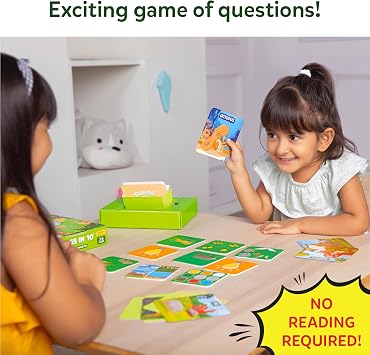 Skillmatics Guess in 10 Junior Animal Kingdom, Card Game, Gift for Kids