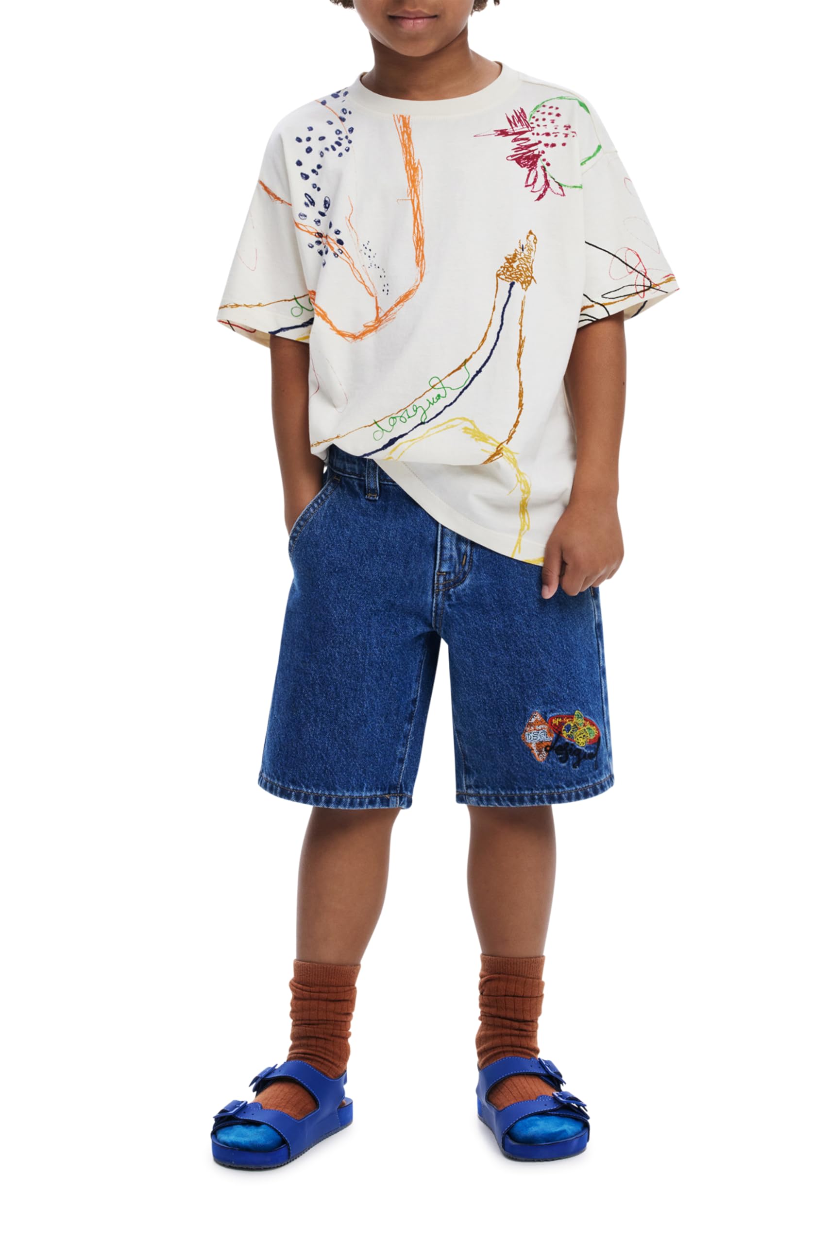 Desigual Denim_Doble Jeans para Niños