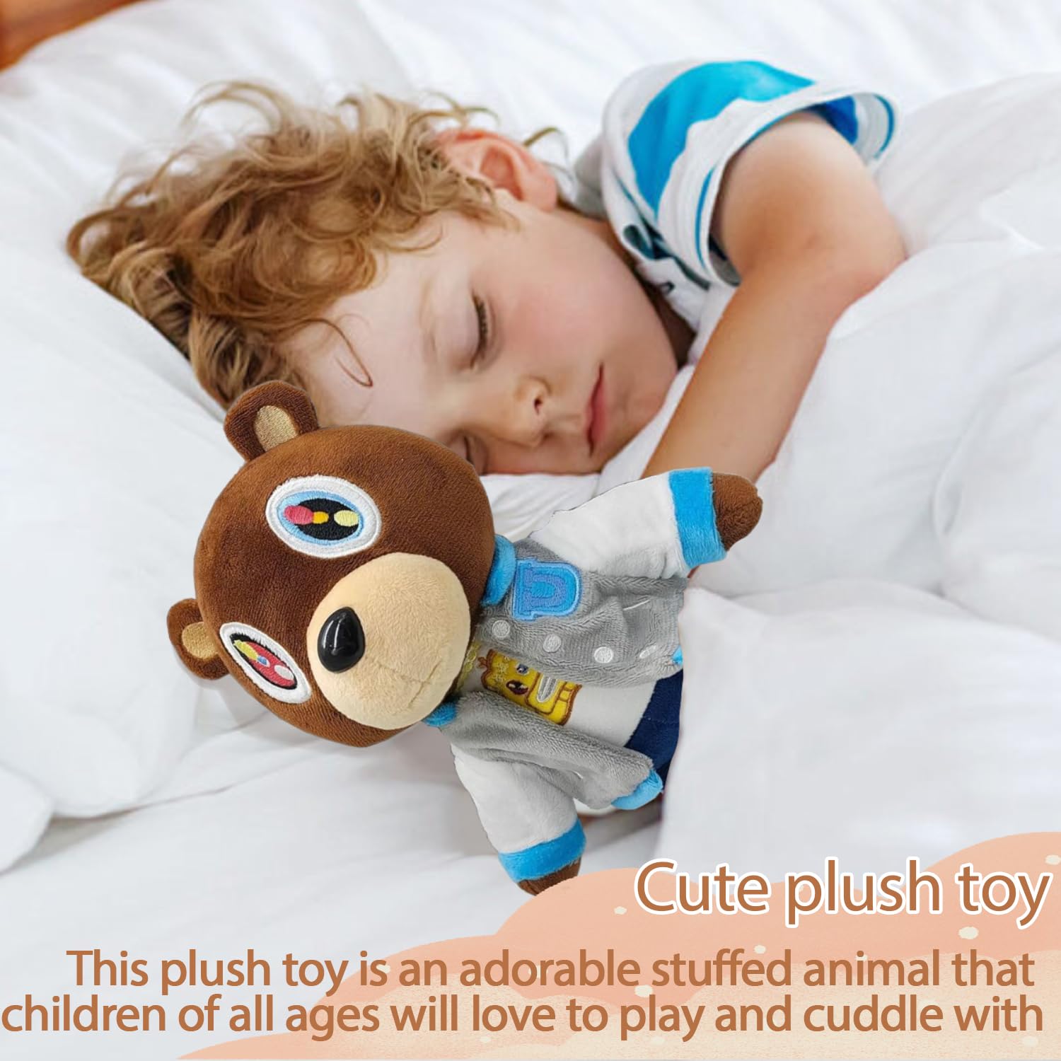 Kanye West Teddybär Plüschtier, 26 Cm – Superweich, Kuschelig Für Fans & Als Deko