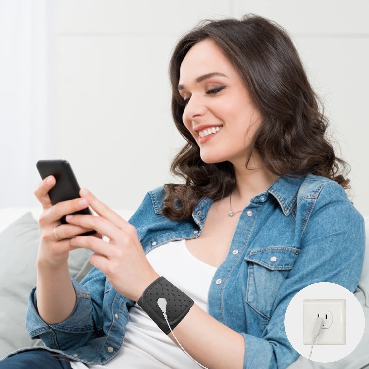 Grounding Wrist Band Conductive Night Sleep Wrist Support Brace