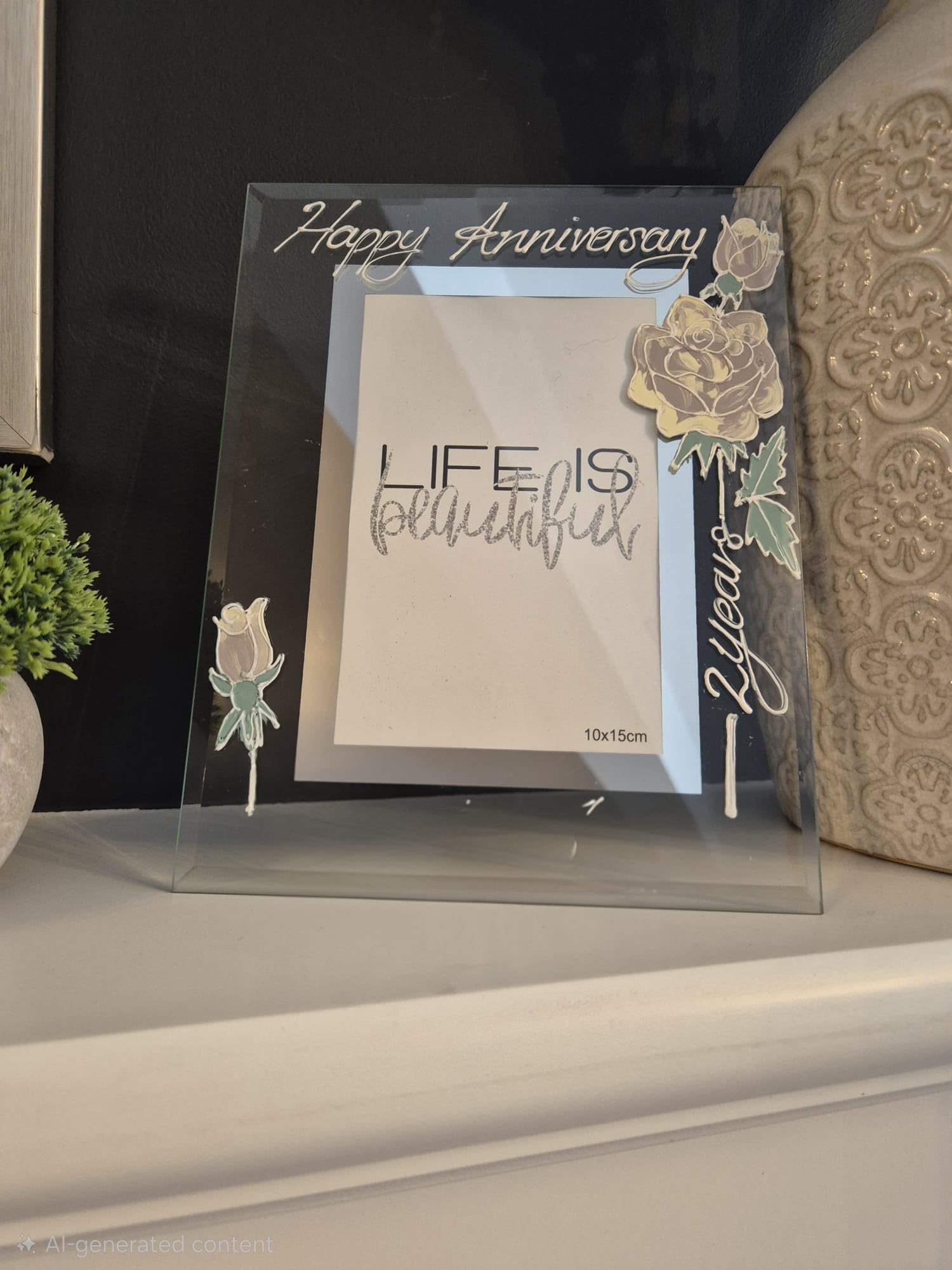 Dreamair 2nd Cotton Anniversary Photo Frame: Portrait 4"x6"