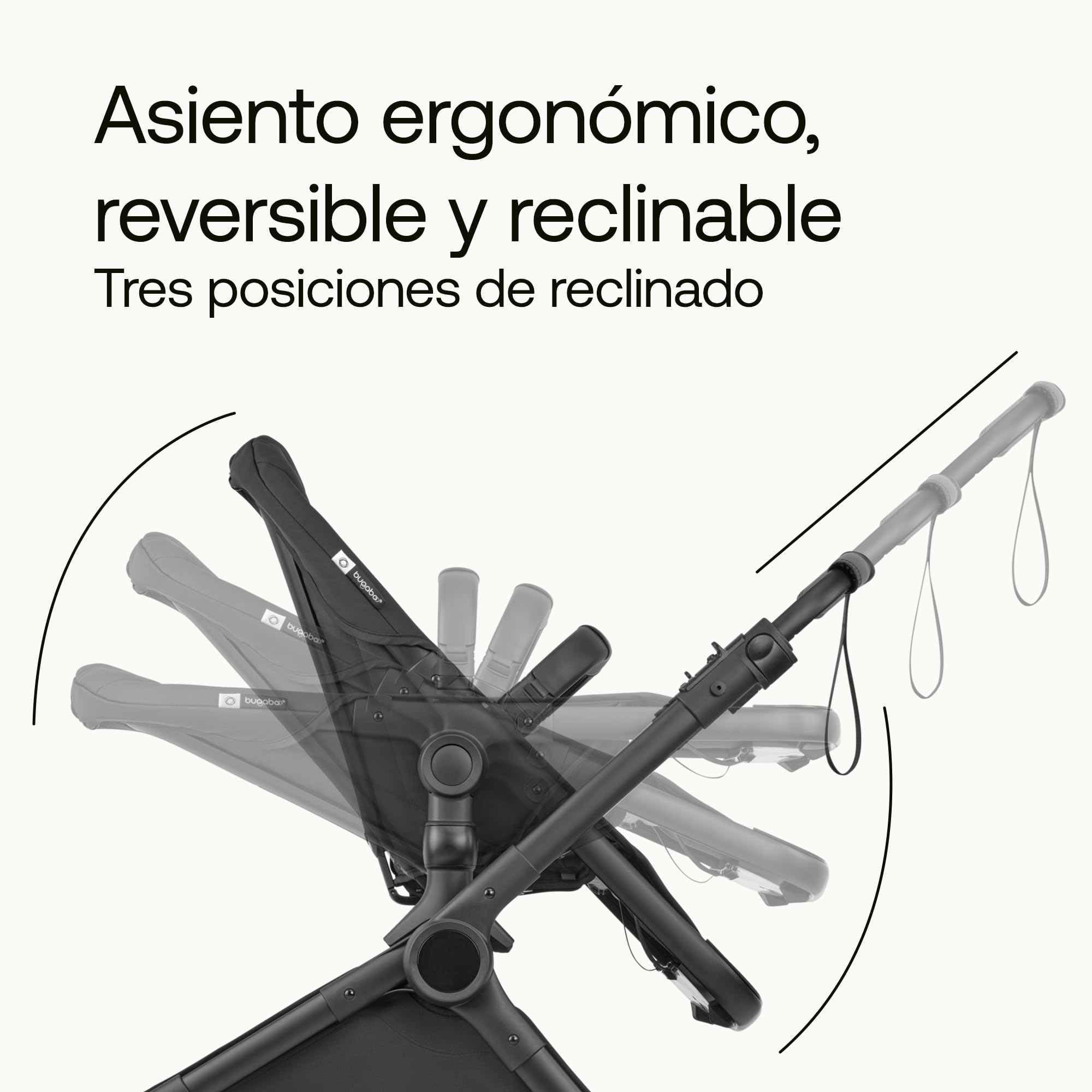 Bugaboo Cub Carrito Todoterreno, para Recién Nacido hasta 22 kg | Manejo Suave y Cómodo, Peso Ligero de 10,7 kg, Silla Reclinable y Reversible, Cesta de Almacenaje Grande, Desert Taupe