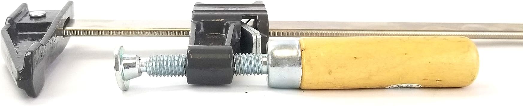 Set of 4-36 Steel Bar Clamp with Metal Ratcheting System and Quick Release for Woodworking & Metalworking