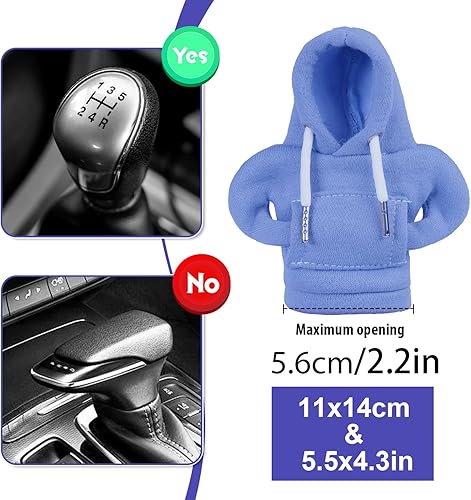 Miniatura 5 de Sudadera universal con capucha para cambio de marcha de automóvil, bonito regalo para el interior del automóvil, accesorios de decoración