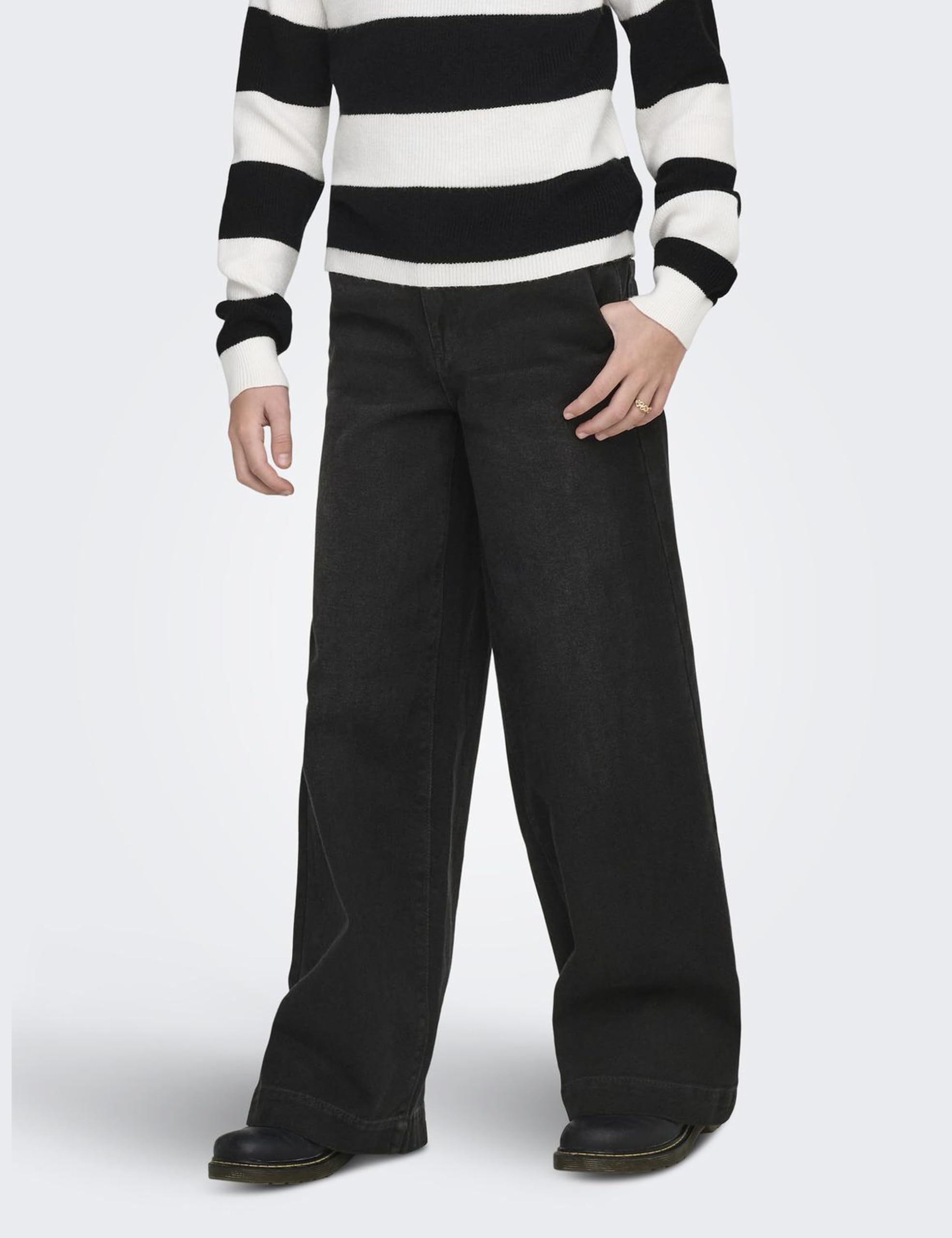 ONLY Girl Jeans mit weitem Bein KOGCOMET Weiter Beinschnitt Jeans