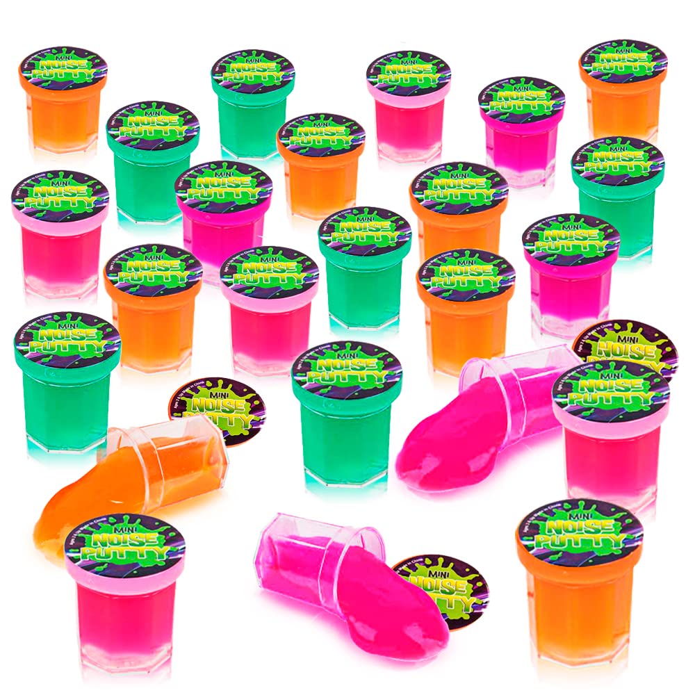 Kicko Putty And Slime Mega Pack 50 Piece Assortment Bottles And Cans Of