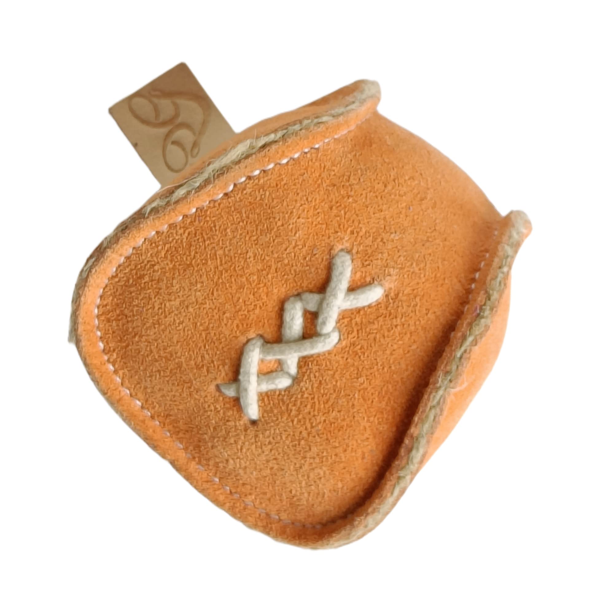 GUTS AND GLORY Dog Toys chew for Teething Ball (Suede Leather and Jute, Orange) (B0BRZYSKDR) Amazon Price History, Amazon Price Tracker