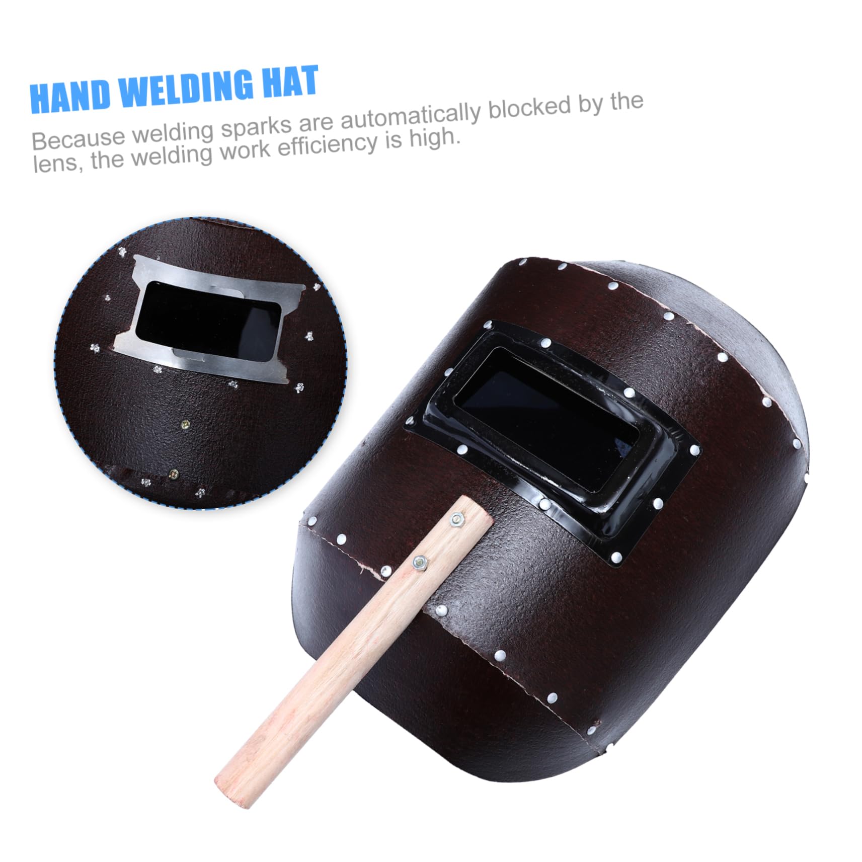 WOONEKY 2 Maschere Di Saldatura Portatili Con Materiali Ad Alta Resistenza Maschera Di Saldatura Riutilizzabile Casco Di Saldatura Con Blocco Automatico