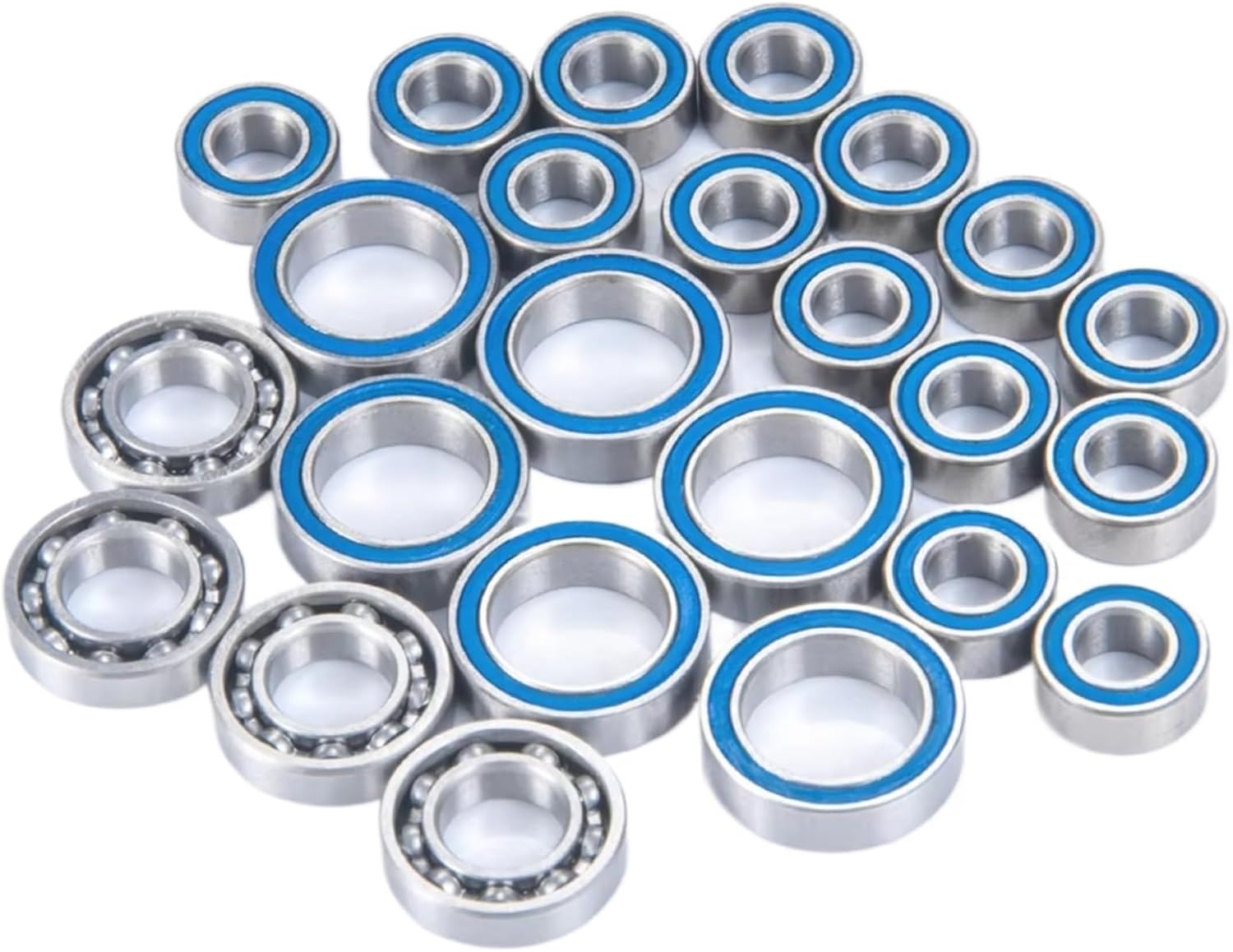 RCカー用シールベアリング For Element RC For Enduro For Sendero 1/10用 24個ホイールハ