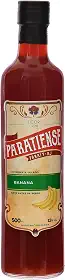 Licor de Banana Paratiense 500 ml Creme Fino Nacional Tradicional Coquetéis Exóticos Sobremesas Lembrancinha Presente Natal
