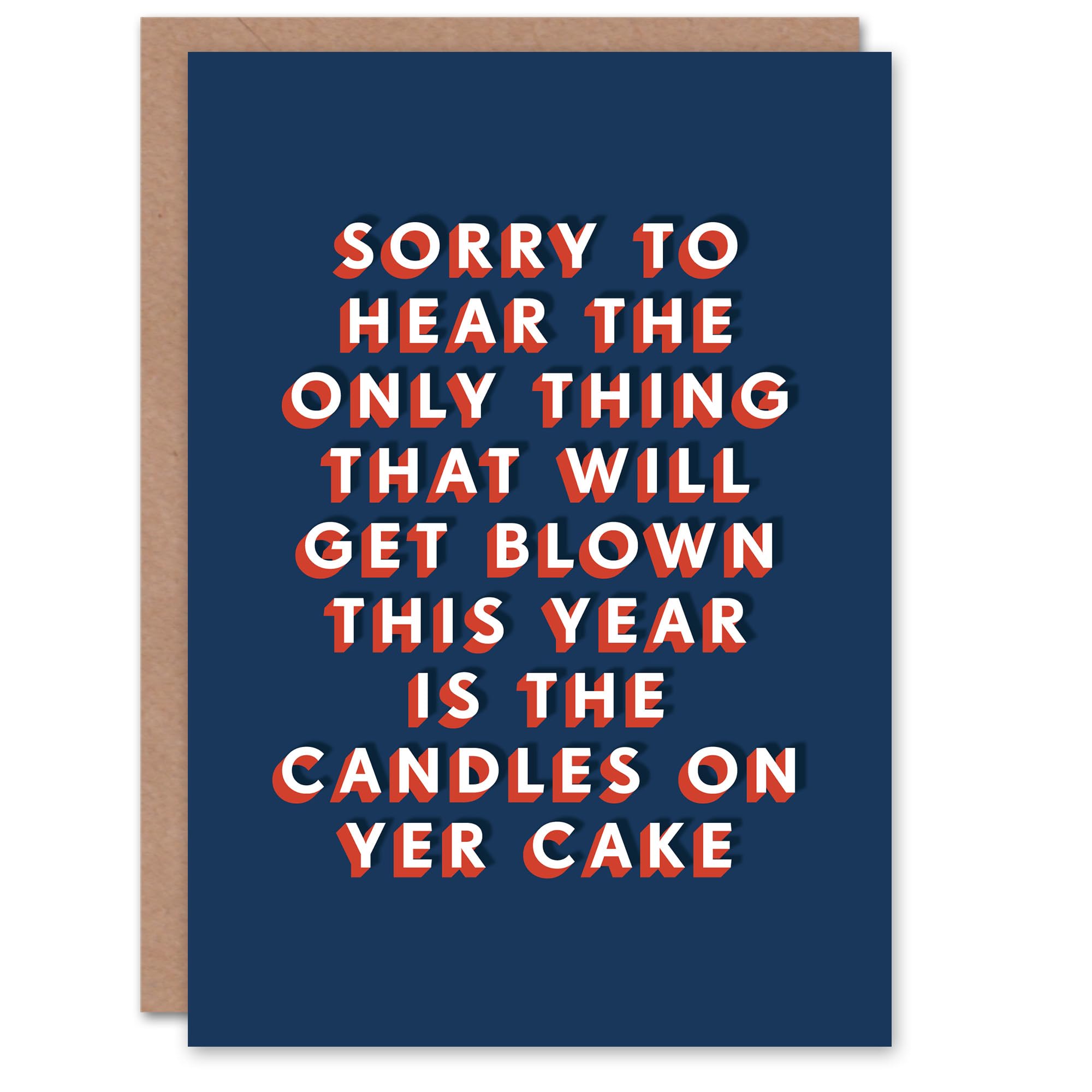 Artery8 Only Thing That Gets Blown Is Candles Funny For Him Birthday Card