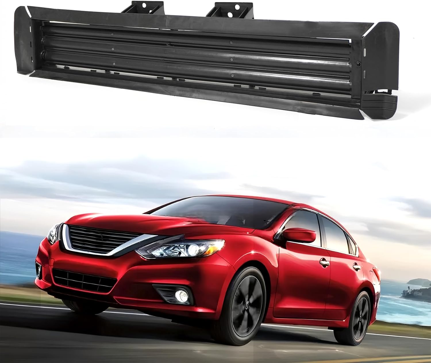 Front Lower Active Grille Shutter With Motor Compatible with For Nissan Murano 2015-2024 Altima 2015-2018 2.5L 3.5L?Replace 62330-9HS0A 623309HS0A