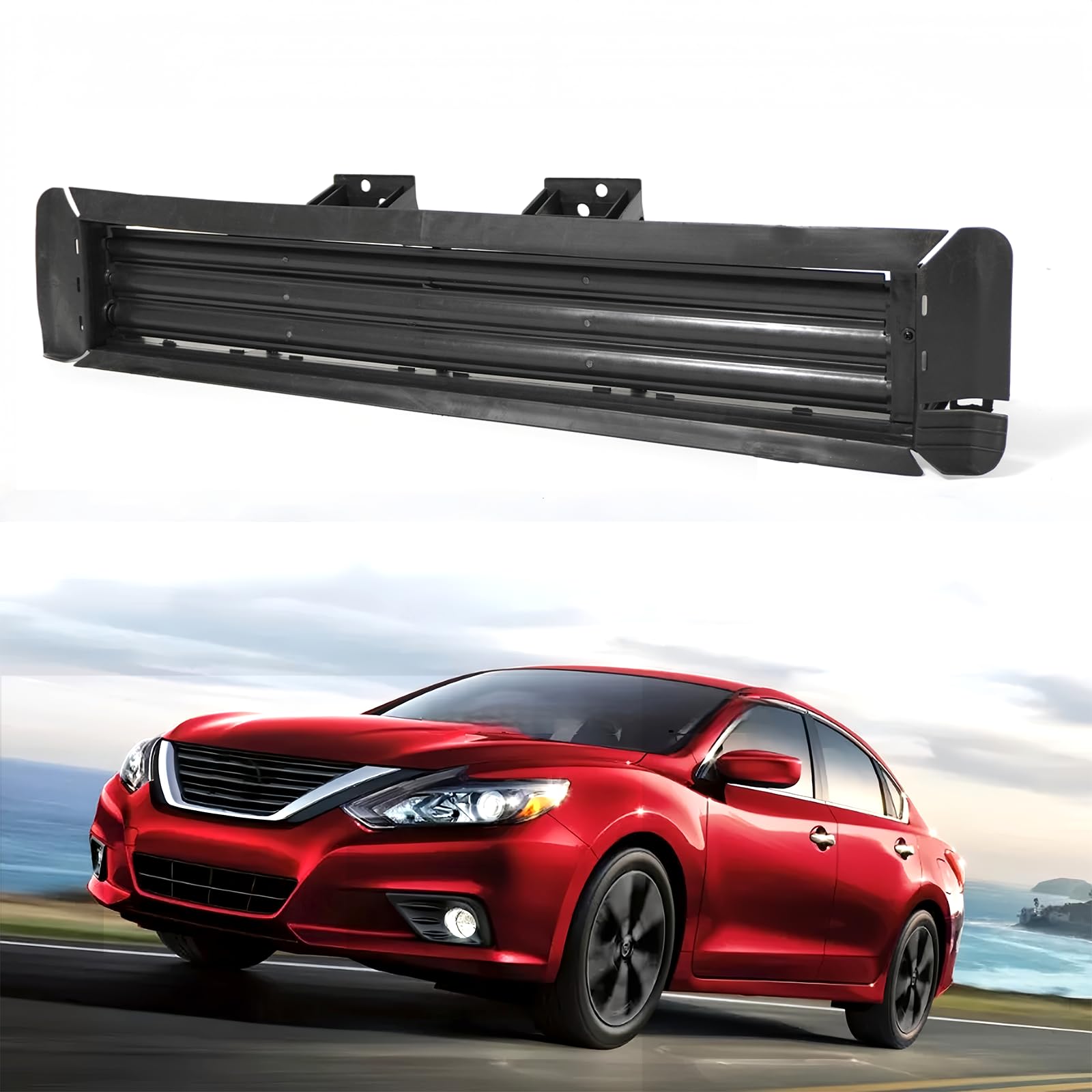 Photo 1 of ****Bracket broken*** skkyoro Front Lower Active Grille Shutter With Motor Compatible with For Nissan Murano 2015-2024 Altima 2015-2018 2.5L 3.5L?Replace 62330-9HS0A 623309HS0A