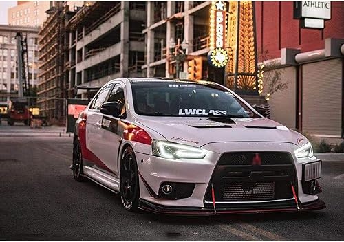 Miniatura 7 de x xotic tech 2 piezas barras de amarre ajustables de 6"-9" para separador de labio de parachoques delantero, difusor de barra de puntal, compatibles