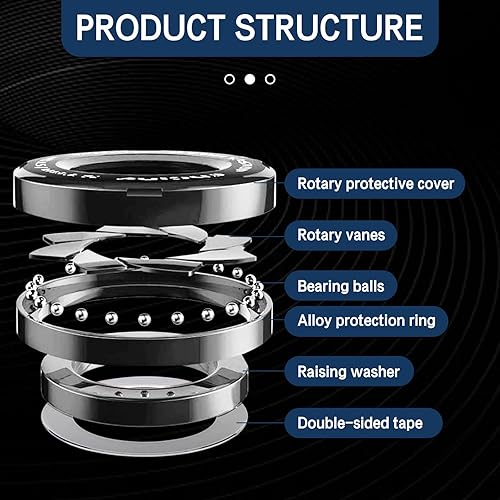 Miniatura 3 de ZKFAR 1 anillo decorativo de arranque de automóvil con un solo botón, cubierta giratoria antiarañazos, cubierta protectora oculta para interruptor