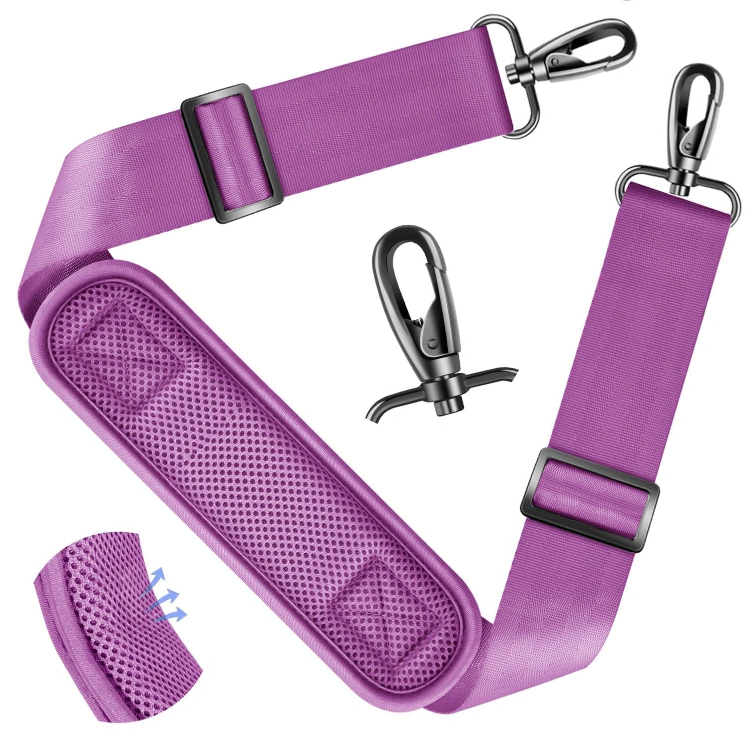 ZINZ Tracolla Tracolla Universale da 59" con Imbottitura Fissa Traspirante Ultra Spessa Tracolla Regolabile