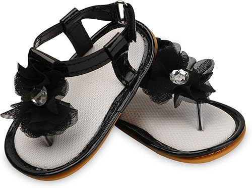 Miniatura 4 de AKINGIO Sandalias de goma suave para bebés y niñas y niños, suela suave de primera calidad para niños pequeños primeros caminantes al aire libre